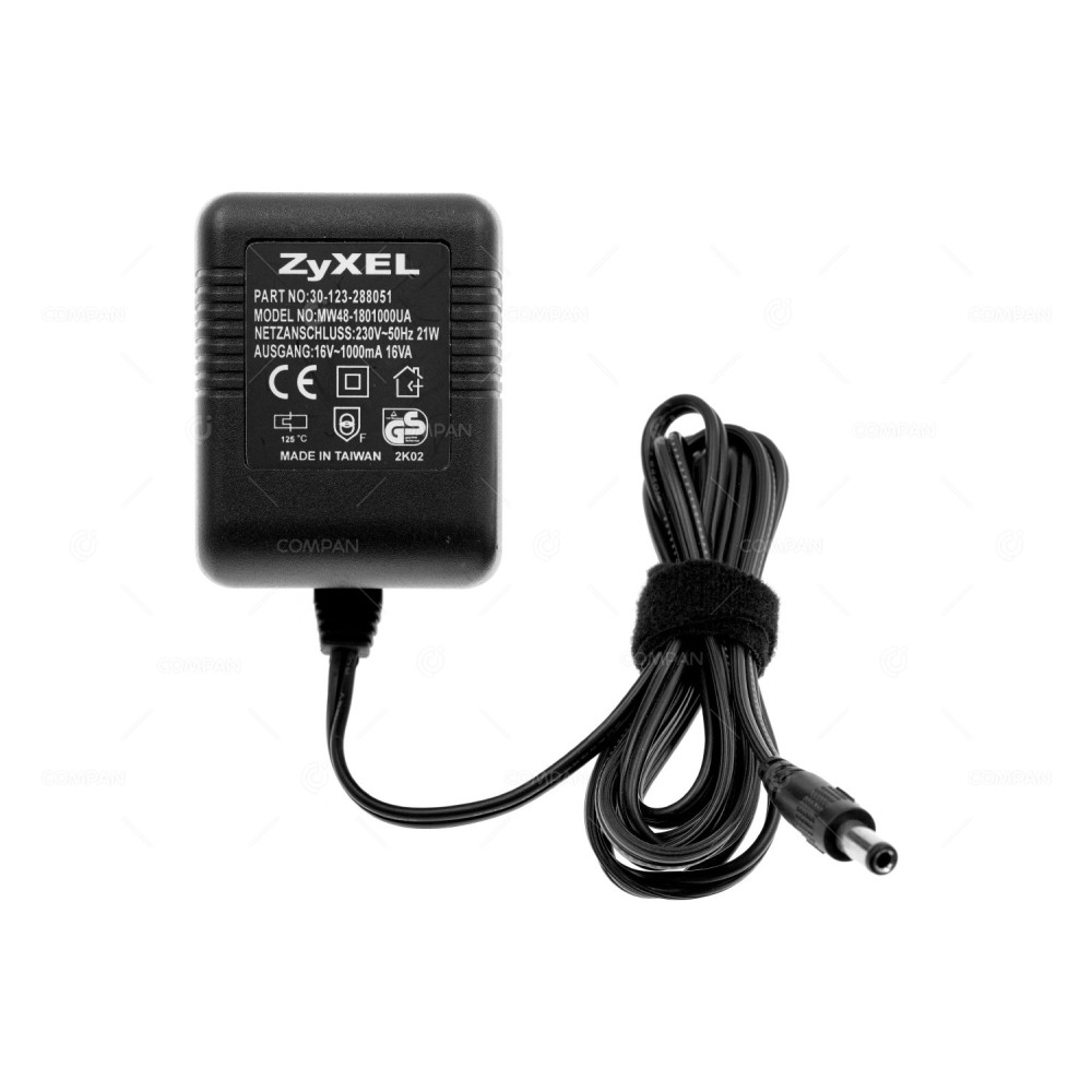 30-123-288051 ZYXEL 16W 16V 1A AC/DC ADAPTER MW48-1801000UA